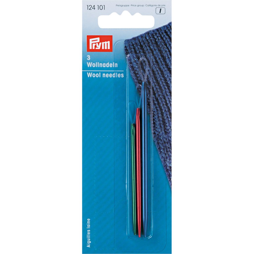 Aiguilles pour laine aluminium PRYM - 3 pièces