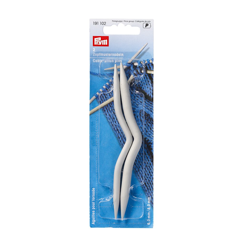 Aiguille torsade aluminium PRYM - N°6/8