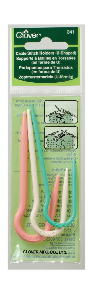 Aiguilles auxiliaires pour torsades CLOVER - 3 tailles