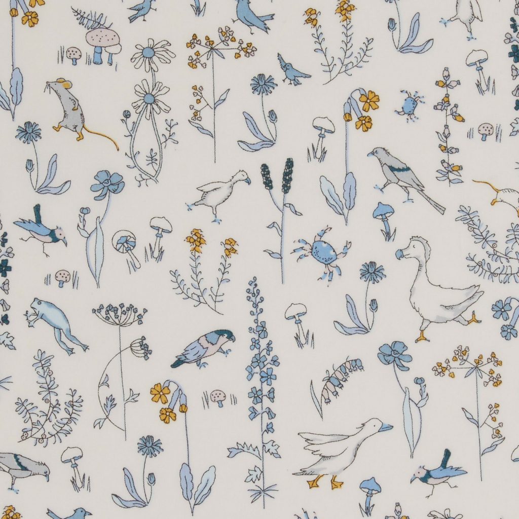 Tissu Liberty - Theo bleu