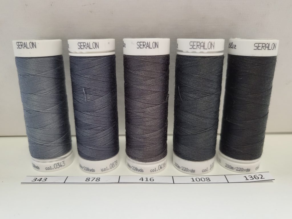 Fil Seralon 200m METTLER - les Gris Foncés
