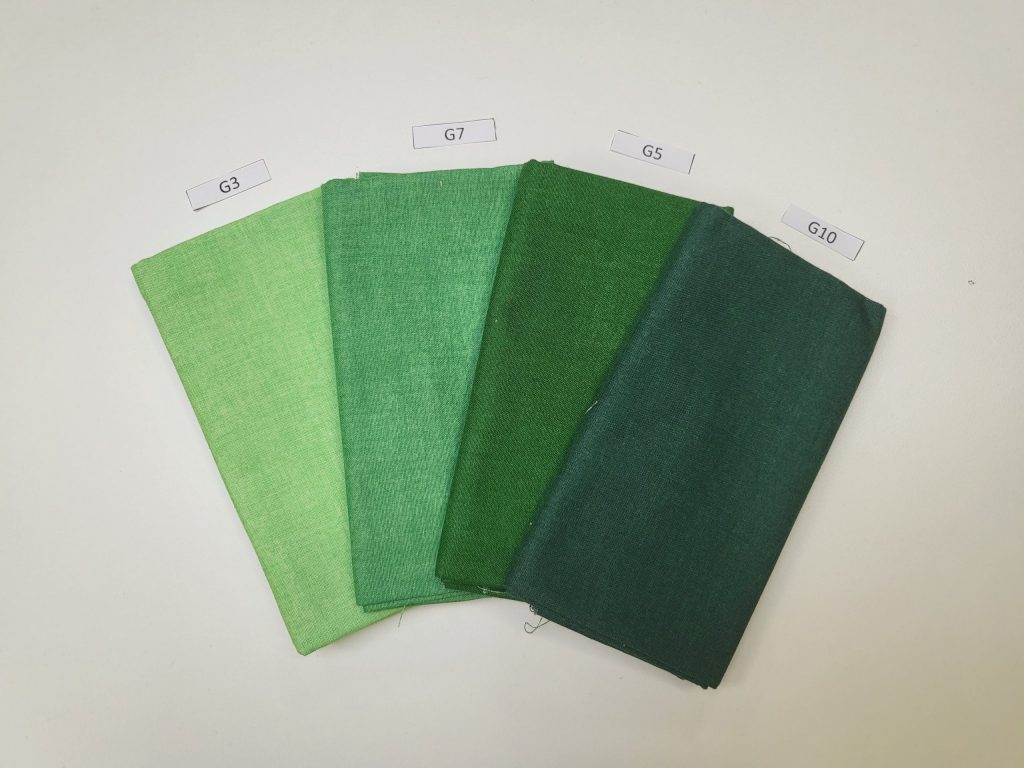 Tissu Linen les Verts