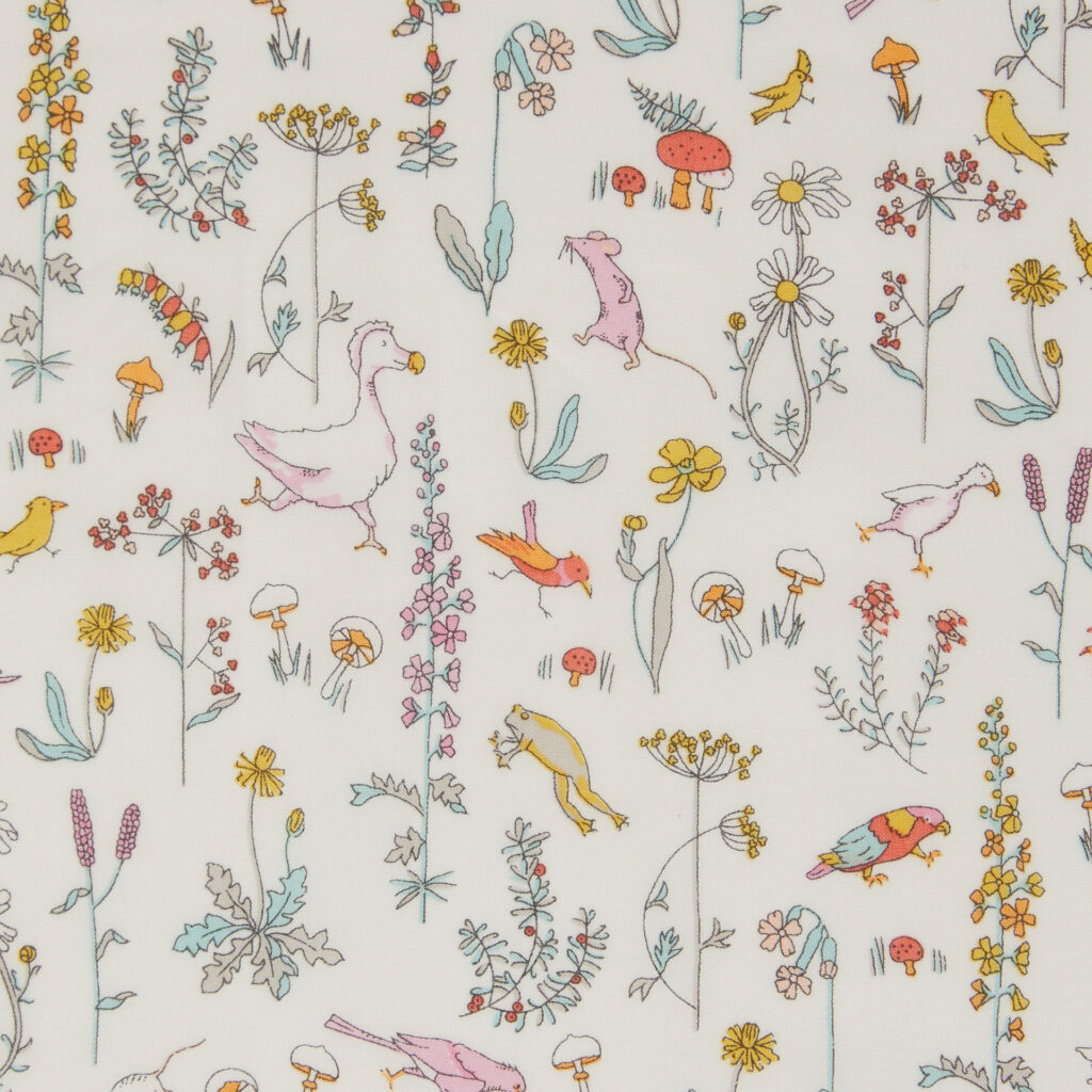 Tissu Liberty - Théo rose