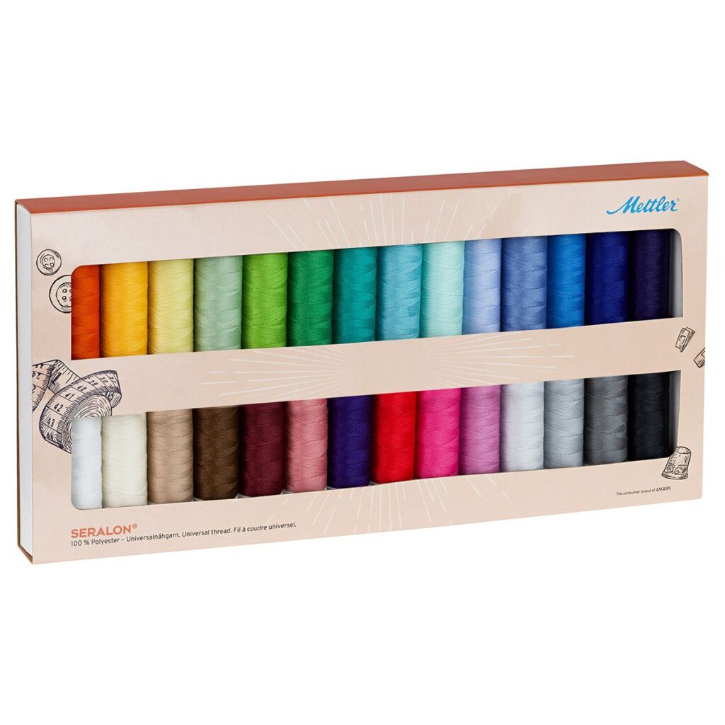 coffret couture 28 bobines 200ml