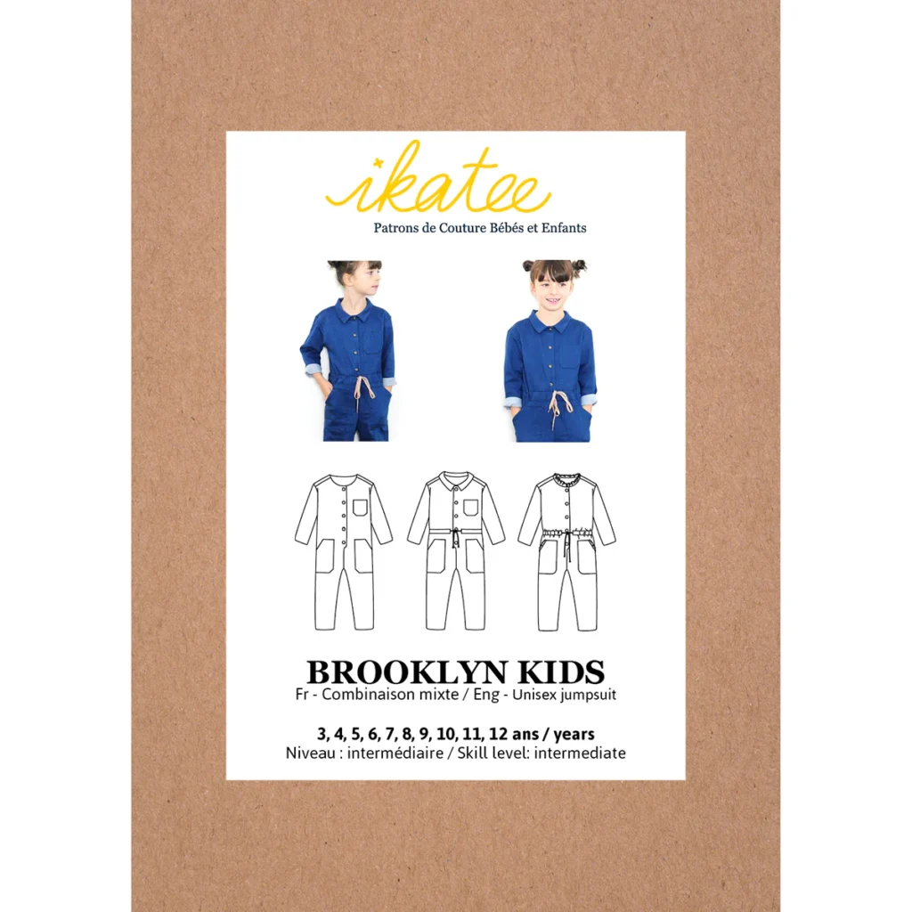 Patron Ikatee - Brooklyn kids - Combinaison - 3 ans à 12 ans