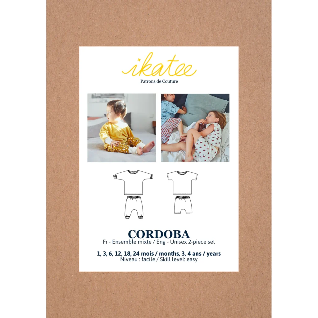 Patron Ikatee - Cordoba - Ensemble Mixte - 1 mois à 4 ans