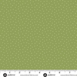 Collection Twinkle .Mini-étoiles blanches sur fond vert