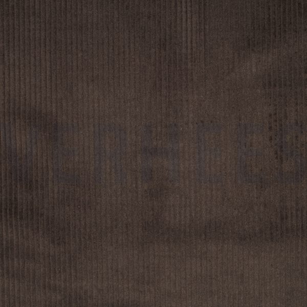 VeloursCôtelé -Dark Brown- 25cmx142cm – Image 4