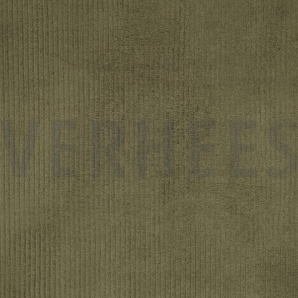 VeloursCôtelé -Army Green- 25cmx142cm – Image 4