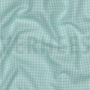 Tissu vichy 2.7mm - turquoise