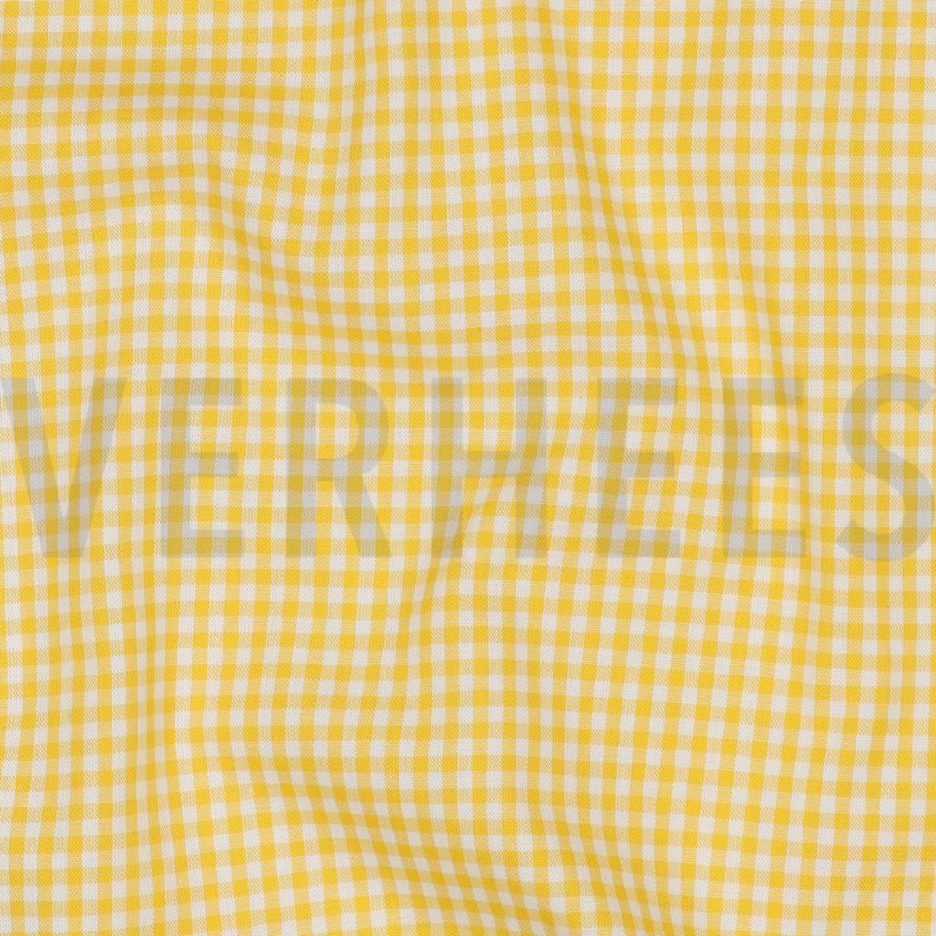 Tissu vichy 2.7mm - jaune