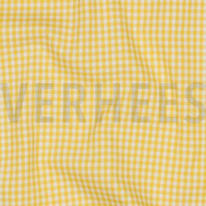 Tissu vichy 2.7mm - jaune