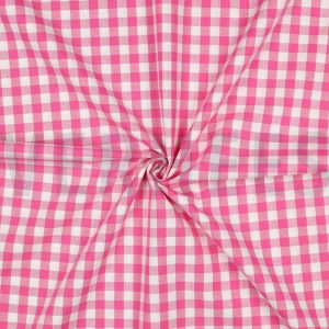 Tissu vichy - fuschia