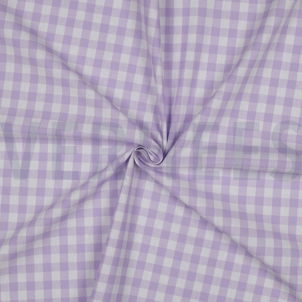 Tissu vichy - lila