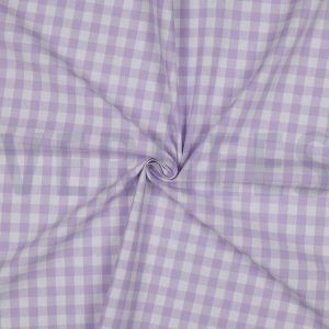 Tissu vichy  - lila