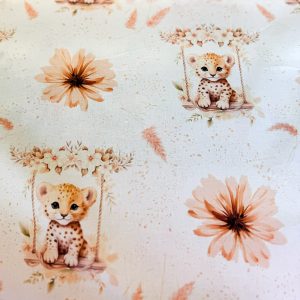 Tissu coton - Lionceau Livy