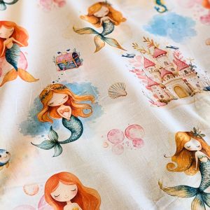 Tissu coton - motifs "Sirènes Thali"
